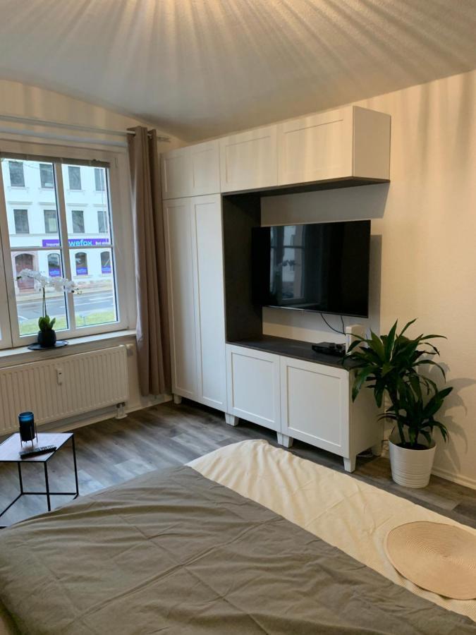 40 Qm Appartment Parkplatz, Balkon,Netflix, Prime Хемніц Екстер'єр фото